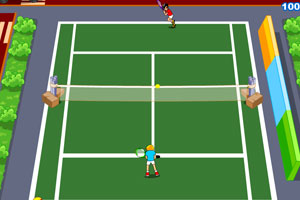 《双人网球高手》游戏画面1