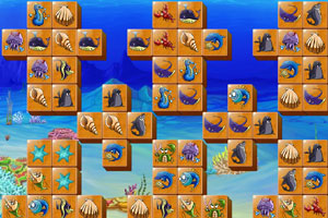《海洋生物连连看》游戏画面1