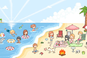 《海滩派对》游戏画面1
