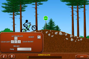 《火柴人骑自行车修改版》游戏画面1