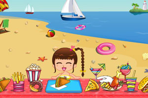 《海滩快餐店》游戏画面1