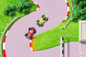 《双人F1大赛》游戏画面1