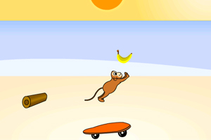 《猴子滑板》游戏画面1