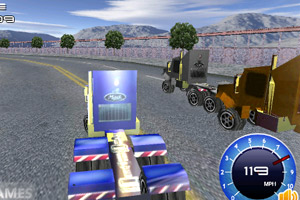 《3D卡车比赛》游戏画面1