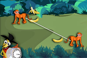 《小猴子吃香蕉》游戏画面1