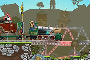 《火车过桥无敌版》游戏画面1