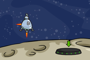 《月球降落训练》游戏画面1