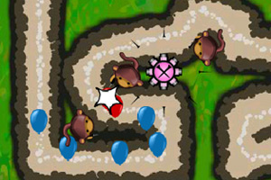 《小猴子守城4V1.11版》游戏画面1