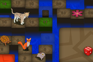 《小动物过河》游戏画面1