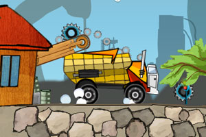 《生锈的大卡车选关版》游戏画面1