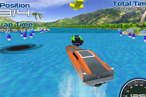 《3D赛艇挑战赛》游戏画面1