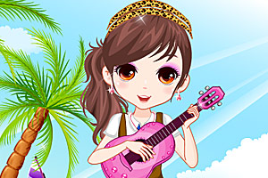 《弹吉他的女孩》游戏画面1