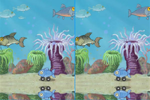 《鱼鱼找不同》游戏画面1
