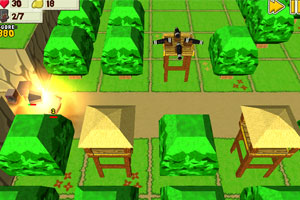 《3D守护村子》游戏画面1