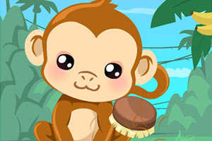 《照顾小猴子》游戏画面1