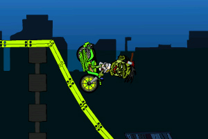 《小僵尸特技单车》游戏画面1