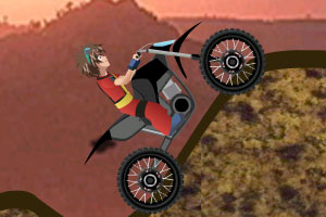 《爆丸小子骑摩托》游戏画面1