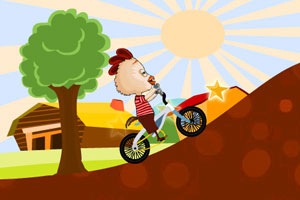 《农场小鸡自行车》游戏画面1