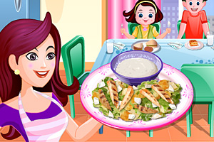 《沙拉料理》游戏画面1