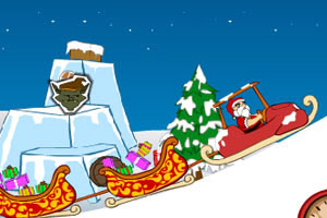 《圣诞老人驾车出游》游戏画面1