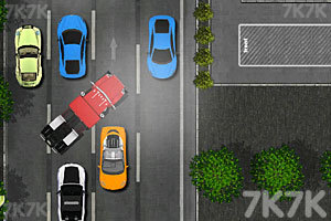《大卡车穿马路停车》游戏画面1