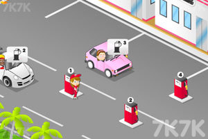 《加油站繁忙的一天》游戏画面1