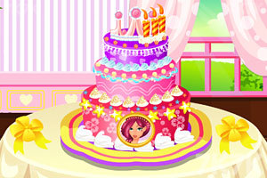 《制作公主蛋糕》游戏画面1