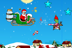 《圣诞老人战斗机》游戏画面1