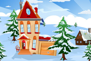 《雪地圣诞老人逃脱》游戏画面1