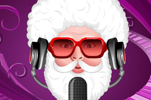《圣诞老人的DJ装扮》游戏画面1