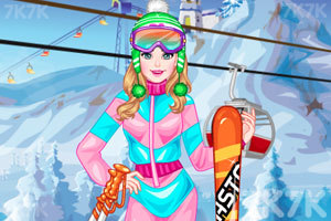 《女孩去滑雪》游戏画面1