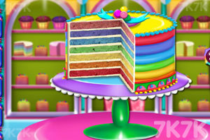 《制作彩虹蛋糕》游戏画面1