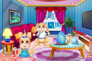 《兔子的房间装饰》游戏画面1