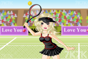 《网球女孩换装》游戏画面2
