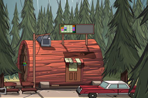 《逃离森林小木屋》游戏画面1