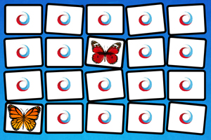 《蝴蝶记忆卡》游戏画面1