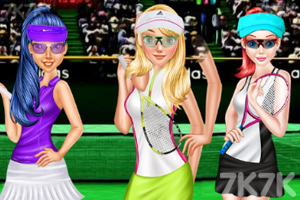 《女孩的网球队》游戏画面2