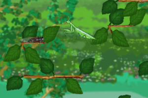 《跳跃的螳螂》游戏画面1