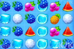 《冰川水果对对碰》游戏画面3