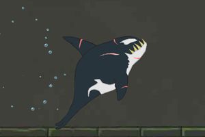 《鲨鱼脱险》游戏画面1