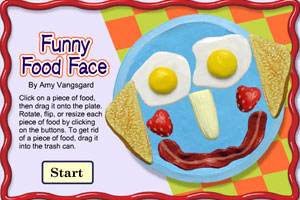 《有趣的食物脸》游戏画面1