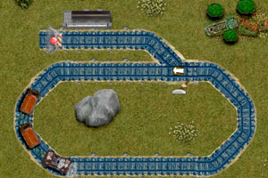 《火车进站》游戏画面1
