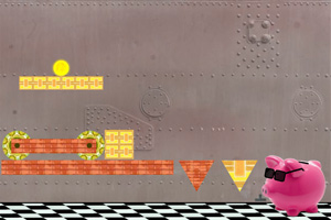 《小猪运输金币中文版》游戏画面1