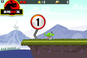 《恐龙自行车》游戏画面1