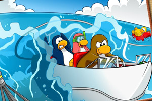 《企鹅的赛艇》游戏画面1