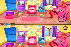 《洋娃娃的房间找不同》游戏画面1