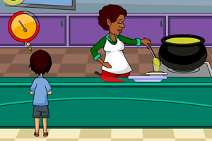 《学校食堂大妈》游戏画面1