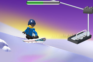 《乐高人滑雪》游戏画面1