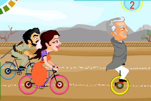 《自行车短道赛》游戏画面1