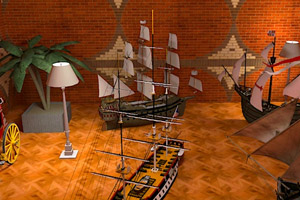 《神秘的船模》游戏画面1